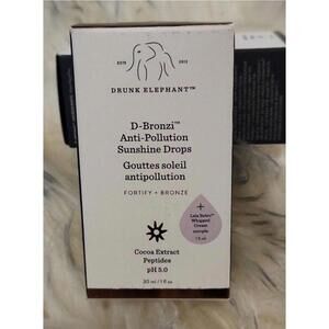 NWT Drunk Elephant D-Bronzi Anti-Pollution Sunshine Drops